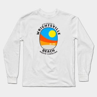 Wrightsville Beach, NC Summertime Vacationing Abstract Sunrise Long Sleeve T-Shirt